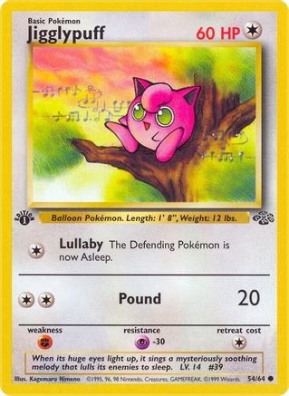 Jungle 054/64 Jigglypuff - Unlimited - Common