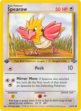 Jungle 062/64 Spearow - Unlimited - Common