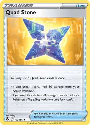 SWSH12 Silver Tempest 163/195 Quad Stone - Reverse Holofoil - Uncommon