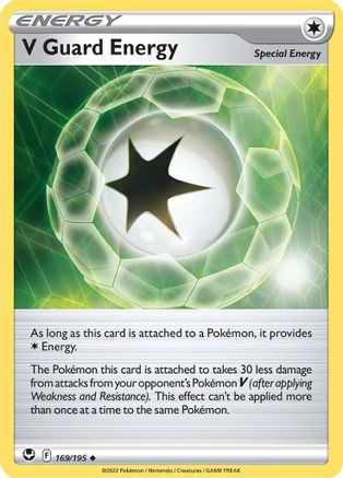 SWSH12 Silver Tempest 169/195 V Guard Energy - Reverse Holofoil - Uncommon