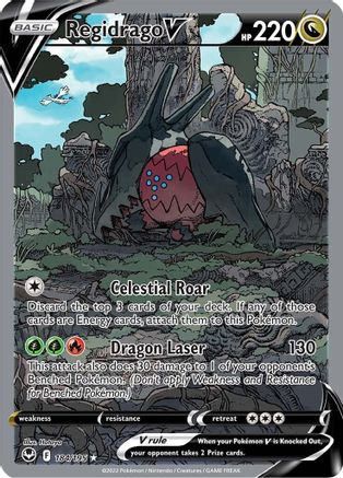 SWSH12 Silver Tempest 184/195 Regidrago V (Alternate Full Art) - Holofoil - Ultra Rare