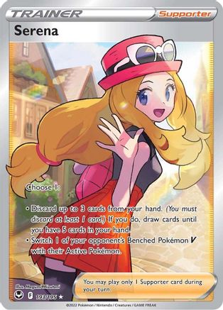SWSH12 Silver Tempest 193/195 Serena (Full Art) - Holofoil - Ultra Rare