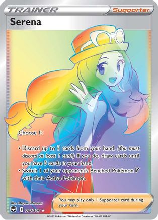 SWSH12 Silver Tempest 207/195 Serena (Secret) - Holofoil - Secret Rare