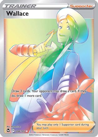 SWSH12 Silver Tempest 208/195 Wallace (Secret) - Holofoil - Secret Rare