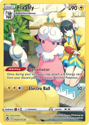 SWSH12 Silver Tempest Trainer Gallery TG03/TG30 Flaaffy - Holofoil - Ultra Rare