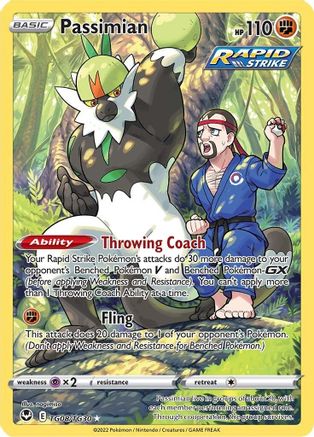 SWSH12 Silver Tempest Trainer Gallery TG08/TG30 Passimian - Holofoil - Ultra Rare
