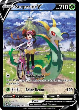 SWSH12 Silver Tempest Trainer Gallery TG13/TG30 Serperior V - Holofoil - Ultra Rare