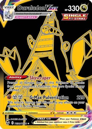 SWSH12 Silver Tempest Trainer Gallery TG30/TG30 Duraludon VMAX (Secret) - Holofoil - Secret Rare