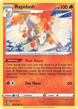 Deck Exclusives 022/195 Rapidash - Rare
