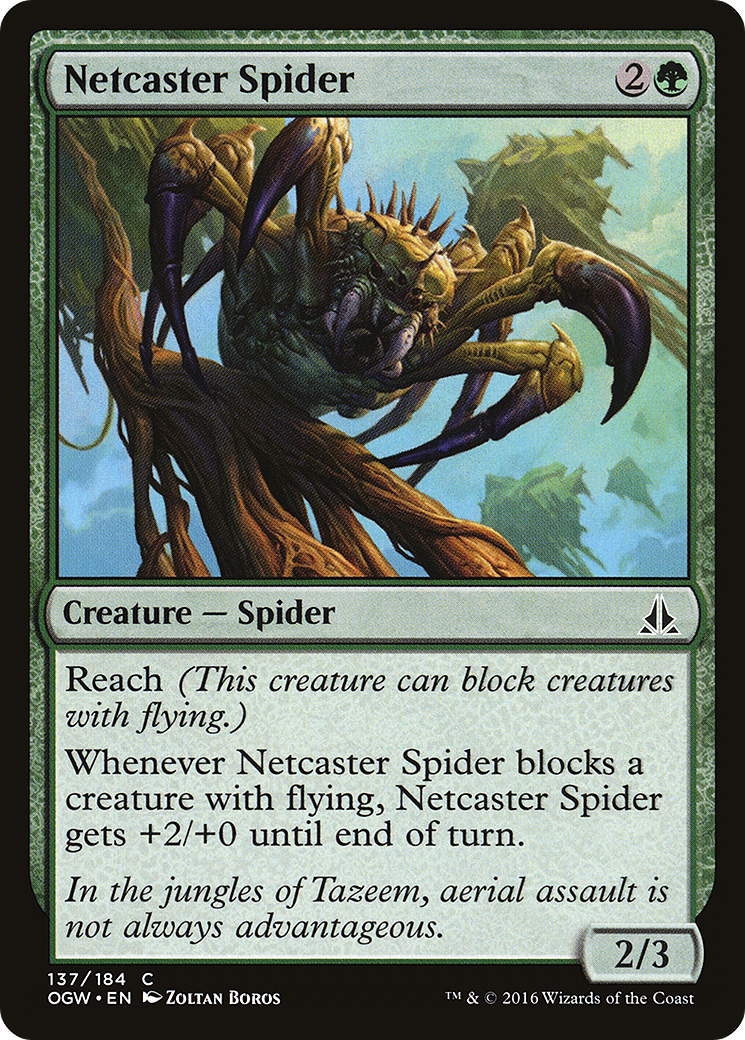Oath of the Gatewatch - (OGW-137) - Netcaster Spider Foil