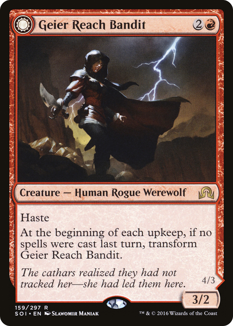 Shadows over Innistrad - (SOI-159) - Geier Reach Bandit: (Double Faced Transform)