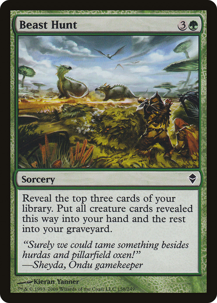 Zendikar - (ZEN-158) - Beast Hunt
