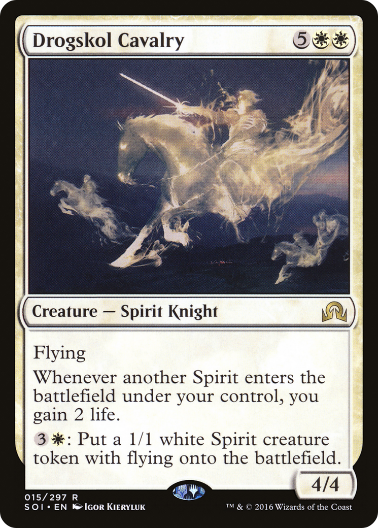 Shadows over Innistrad - (SOI-015) - Drogskol Cavalry Foil
