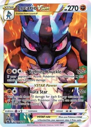 SWSH Sword & Shield Promo Cards SWSH291 Lucario VSTAR - Holofoil - Promo