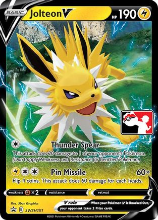 Prize Pack Series Cards Jolteon V - Holofoil - Promo