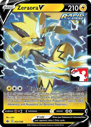 Prize Pack Series Cards Zeraora V - Holofoil - Ultra Rare