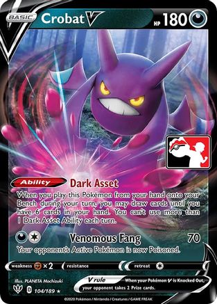 Prize Pack Series Cards Crobat V - Holofoil - Ultra Rare