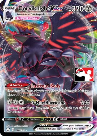 Prize Pack Series Cards Corviknight VMAX - Holofoil - Ultra Rare