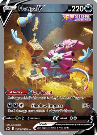 Crown Zenith Galarian Gallery GG53/GG70 Hoopa V - Holofoil - Ultra Rare