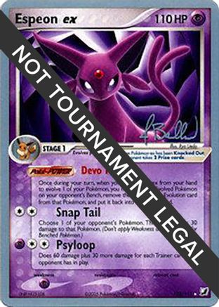 World Championship Decks 102 Espeon ex - 2006 (Jimmy Ballard) - Ultra Rare