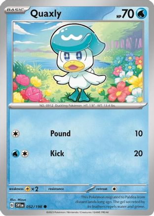 Miscellaneous Cards & Products 052/198 Quaxly - Holofoil - Promo