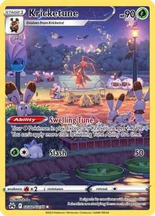 Crown Zenith Galarian Gallery GG02/GG70 Kricketune - Holofoil - Ultra Rare