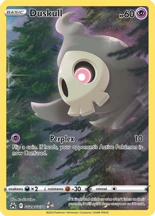 Crown Zenith Galarian Gallery GG28/GG70 Duskull - Holofoil - Ultra Rare