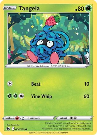 Crown Zenith 004/159 Tangela - Common