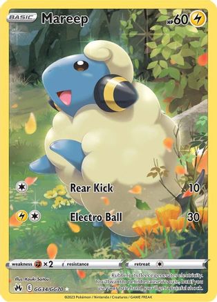 Crown Zenith Galarian Gallery GG34/GG70 Mareep - Holofoil - Ultra Rare