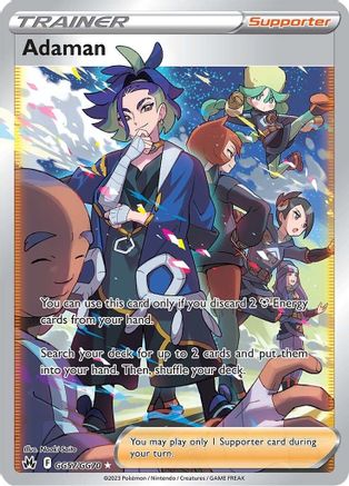 Crown Zenith Galarian Gallery GG57/GG70 Adaman - Holofoil - Ultra Rare