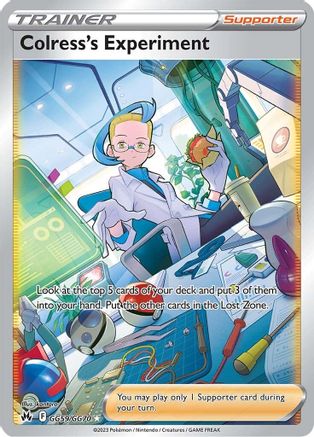 Crown Zenith Galarian Gallery GG59/GG70 Colress's Experiment - Holofoil - Ultra Rare