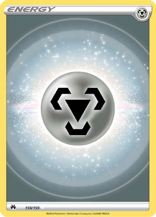 Crown Zenith 159/159 Metal Energy (Texture Full Art) - Holofoil - Ultra Rare