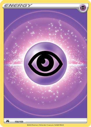 Crown Zenith 156/159 Psychic Energy (Texture Full Art) - Holofoil - Ultra Rare