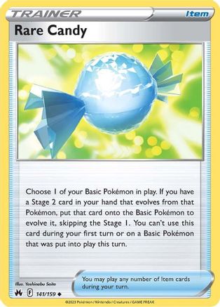 Crown Zenith 141/159 Rare Candy - Uncommon