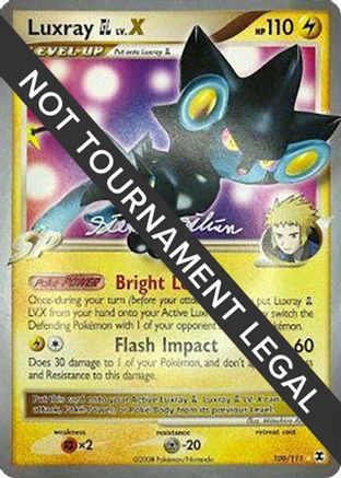 World Championship Decks 109 Luxray GL LV.X - 2009 (Stephen Silvestro) - Classic Collection