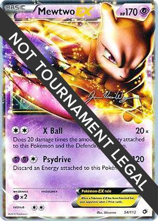 World Championship Decks 054 Mewtwo EX - 2015 (Jacob Van Wagner) - Ultra Rare
