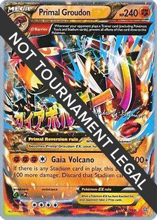 World Championship Decks 086 Primal Groudon EX - 2015 (Alejandro Ng-Guzman) - Ultra Rare