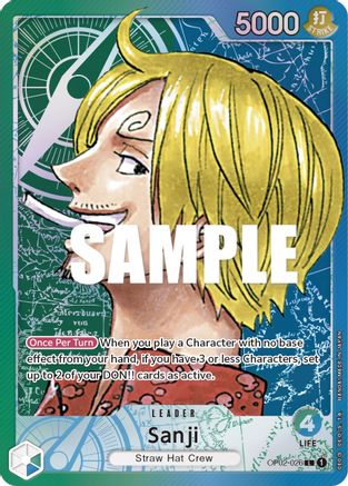 Paramount War OP02-026 Sanji (Alternate Art) (OP02-026) - Foil - Leader