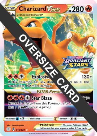 Jumbo Cards Charizard VSTAR - Holofoil - Ultra Rare