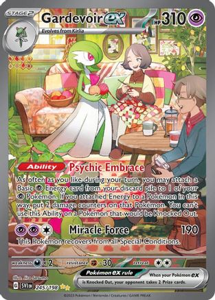SV01 Scarlet & Violet Base Set 245/198 Gardevoir ex - Holofoil - Special Illustration Rare
