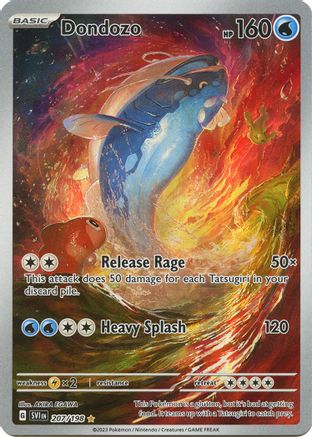 SV01 Scarlet & Violet Base Set 207/198 Dondozo - Holofoil - Illustration Rare