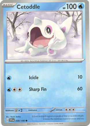 SV01 Scarlet & Violet Base Set 059/198 Cetoddle - Common