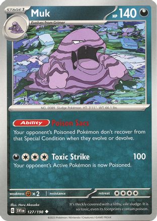 SV01 Scarlet & Violet Base Set 127/198 Muk - Uncommon