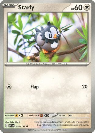 SV01 Scarlet & Violet Base Set 148/198 Starly - Common