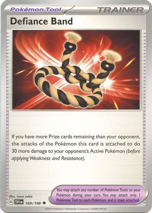 SV01 Scarlet & Violet Base Set 169/198 Defiance Band - Uncommon