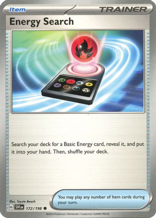 SV01 Scarlet & Violet Base Set 172/198 Energy Search - Common