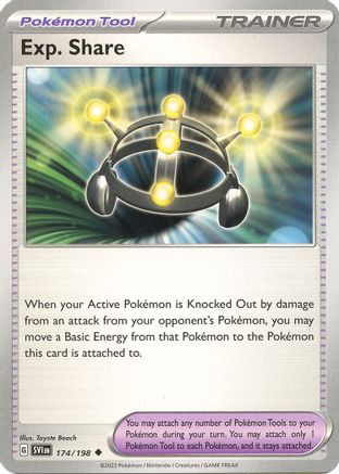 SV01 Scarlet & Violet Base Set 174/198 Exp. Share - Uncommon