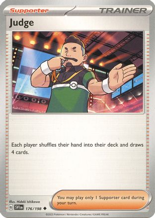SV01 Scarlet & Violet Base Set 176/198 Judge - Reverse Holofoil - Uncommon