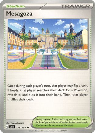 SV01 Scarlet & Violet Base Set 178/198 Mesagoza - Reverse Holofoil - Uncommon