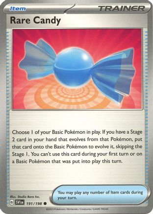 SV01 Scarlet & Violet Base Set 191/198 Rare Candy - Common